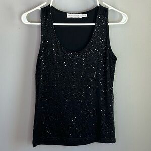 Betas Choice Sleeveless Sequin Top Womens Size S Taylor Swift Eras Tour Sparkly